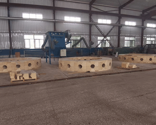 熱風(fēng)爐燃燒器組合磚，紅柱石磚